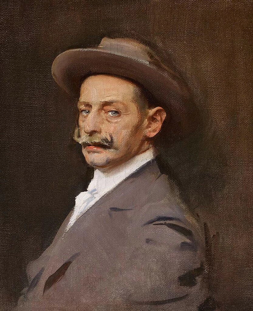 Ramon Casas - Retrato del dramaturgo Joaquín Dicenta
